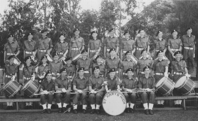 St Marys High Cadet Band 1963