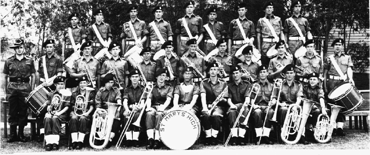 St Marys High Cadet Band 1964